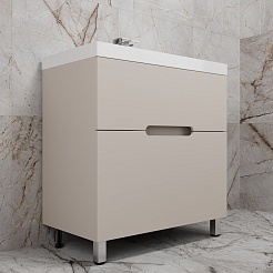 Style Line Тумба с раковиной Матис 80 крем – фотография-3